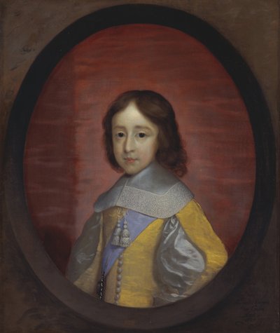 William III, Prince of Orange, as a Child by Cornelius I Johnson